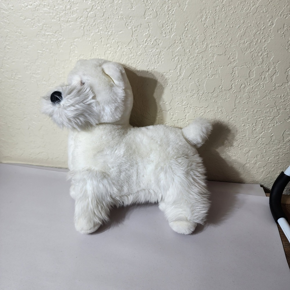 Dakin Luv n Learn Friends Westie White Terrier Plush Dog Stuffed Animal 10 inch‎
